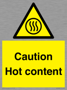Caution Hot content